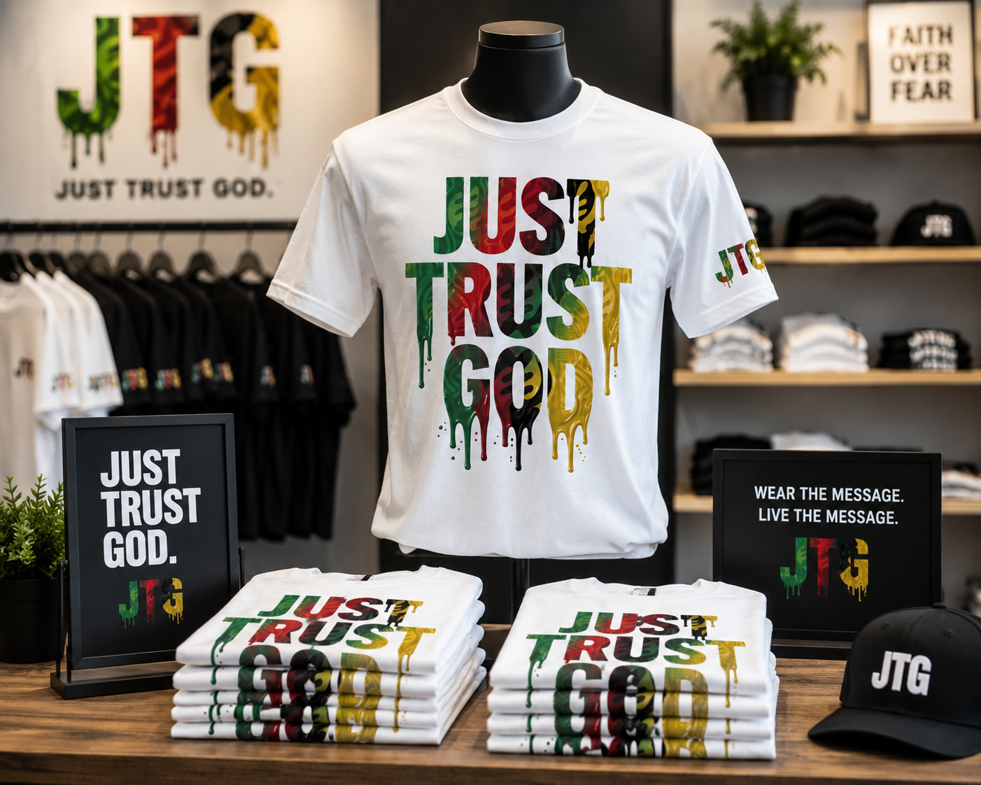 JUST TRUST GOD™ | Drip Edition Tee