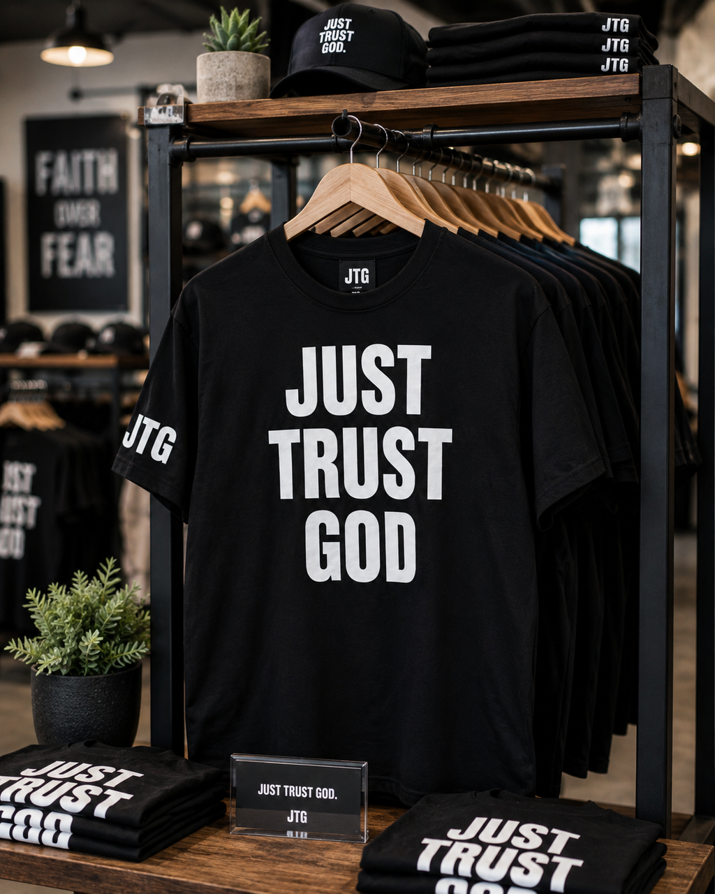 JUST TRUST GOD Signature Tee